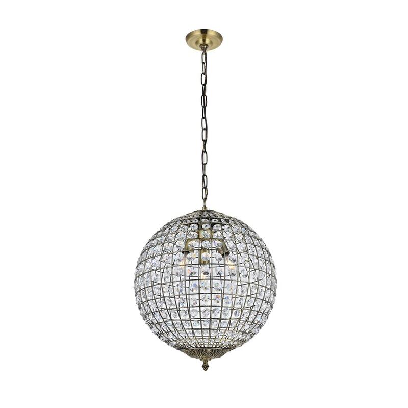 Ivy Court 3-Light 16 Inch Antique Bronze Pendant