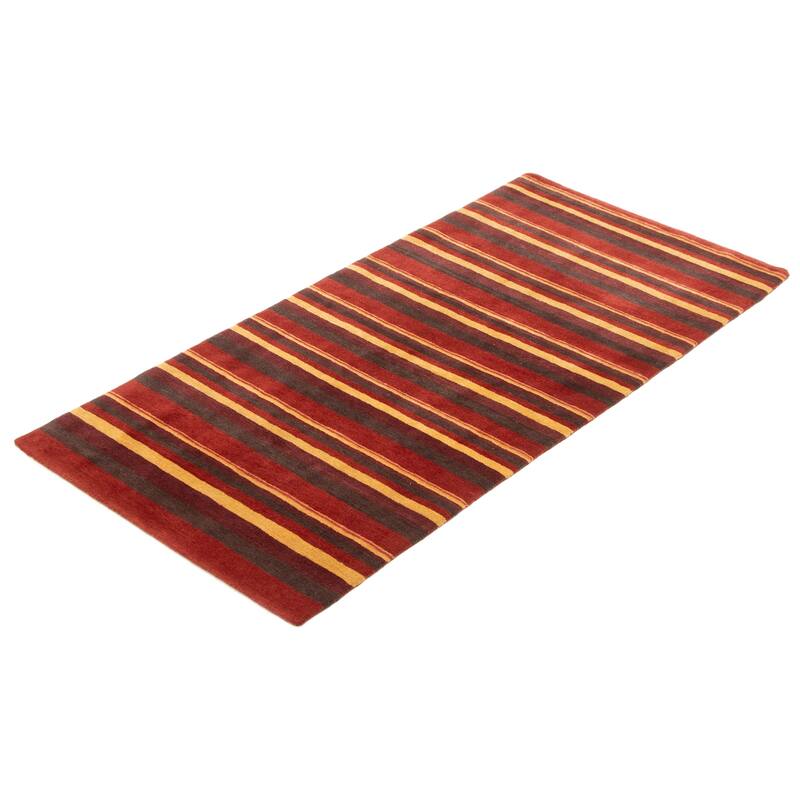 ECARPETGALLERY Hand-knotted Opulence Red Wool Rug - 3'3 x 6'7