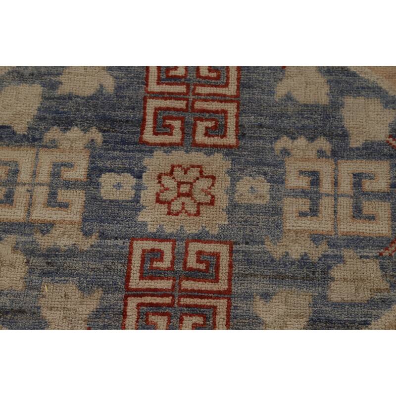 Hand Knotted Oriental 100% Wool Carpet Transitional Floral Brown Oushak Area Rug - 11' 11'' X 8' 11''