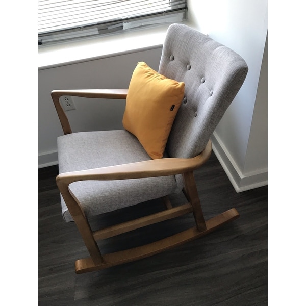 Callum mid century hot sale rocking chair