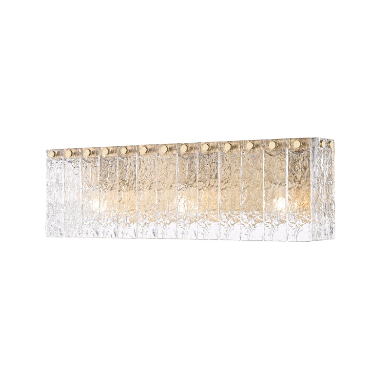 Z-Lite Glacier 3 Light Vanity - Modern Gold
