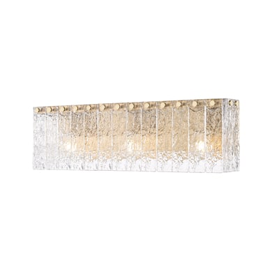Z-Lite Glacier 3 Light Vanity - Modern Gold