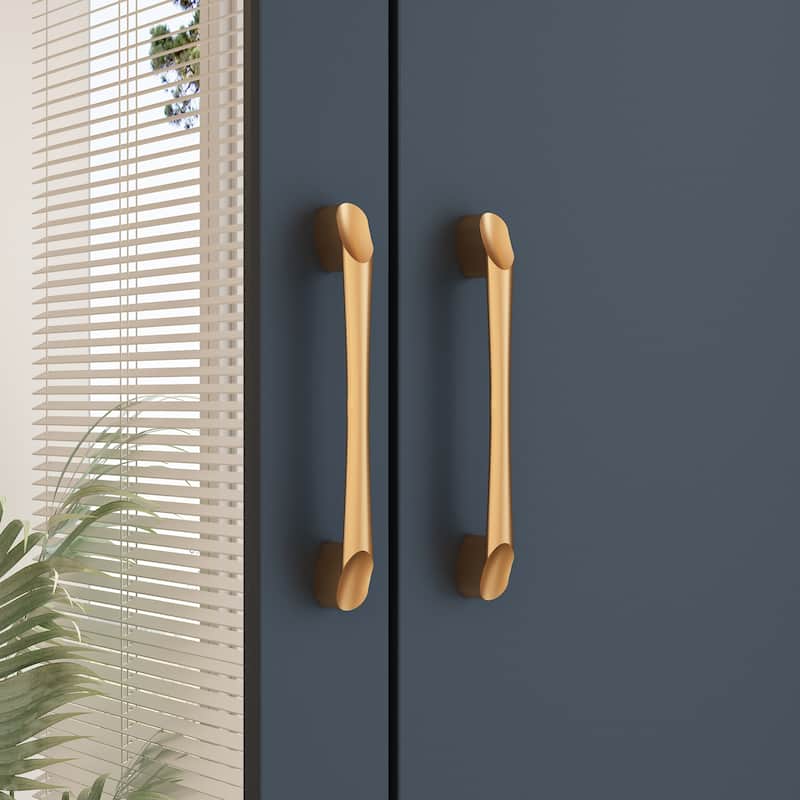 Wardrobe Closet Armoire wi/Mirror & Scalable Hanging Rod Space Saving