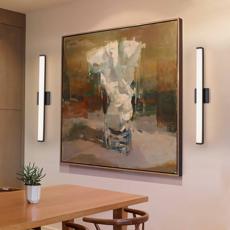 C Cattleya LED Vanity Bar Light Indoor Wall Sconce with Acrylic Shade