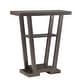 preview thumbnail 3 of 21, Copper Grove Helena V-shaped 3-tier Console Table