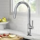 preview thumbnail 93 of 149, Kraus 2-Function 1-Handle 1-Hole Pulldown Sprayer Brass Kitchen Faucet KPF-2820 - 16 5/8" Height (Oletto collection) - CH - Chrome