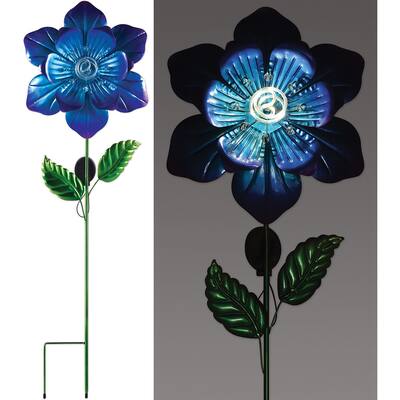 Solar Coil Flower-Blue-44"