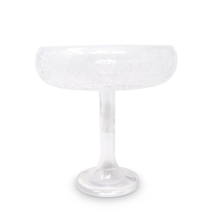 Tall Stemmed Salad Bowl, Liscio Ottico