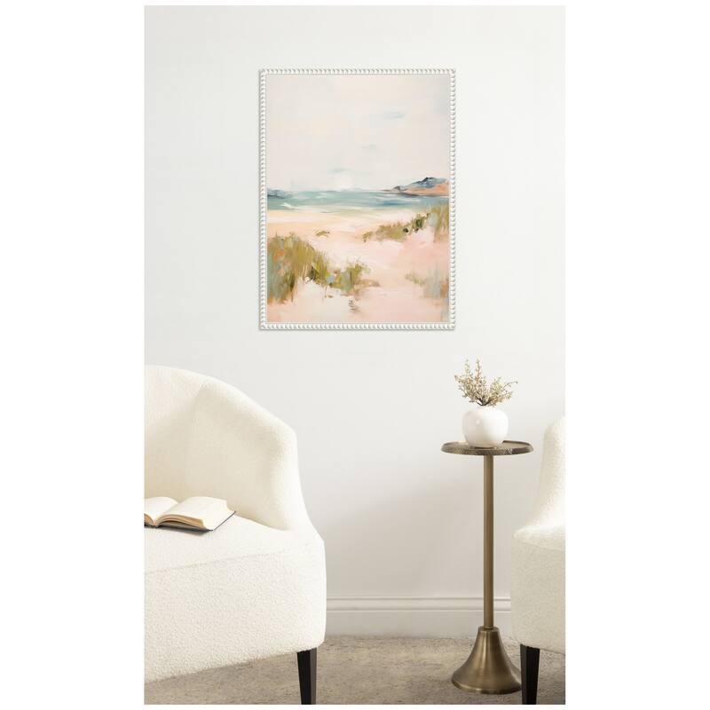 Kate and Laurel Tranquil Landscape V expansion by Amy Lighthall Framed Canvas Wall Art Print