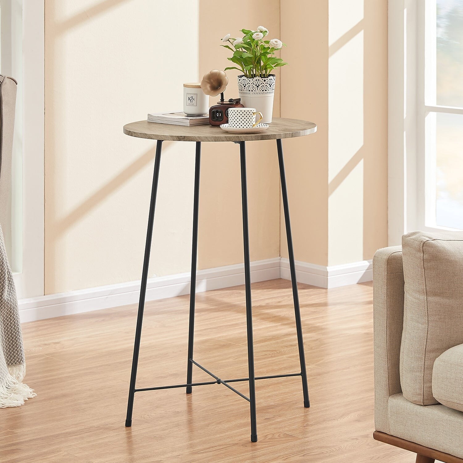 Round breakfast bar table outlet