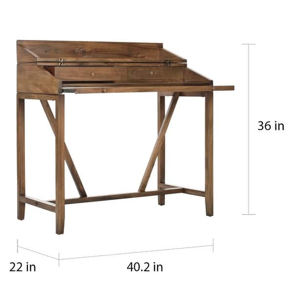 The Gray Barn Vahaio Oak Pullout Writing Desk Bed Bath & Beyond