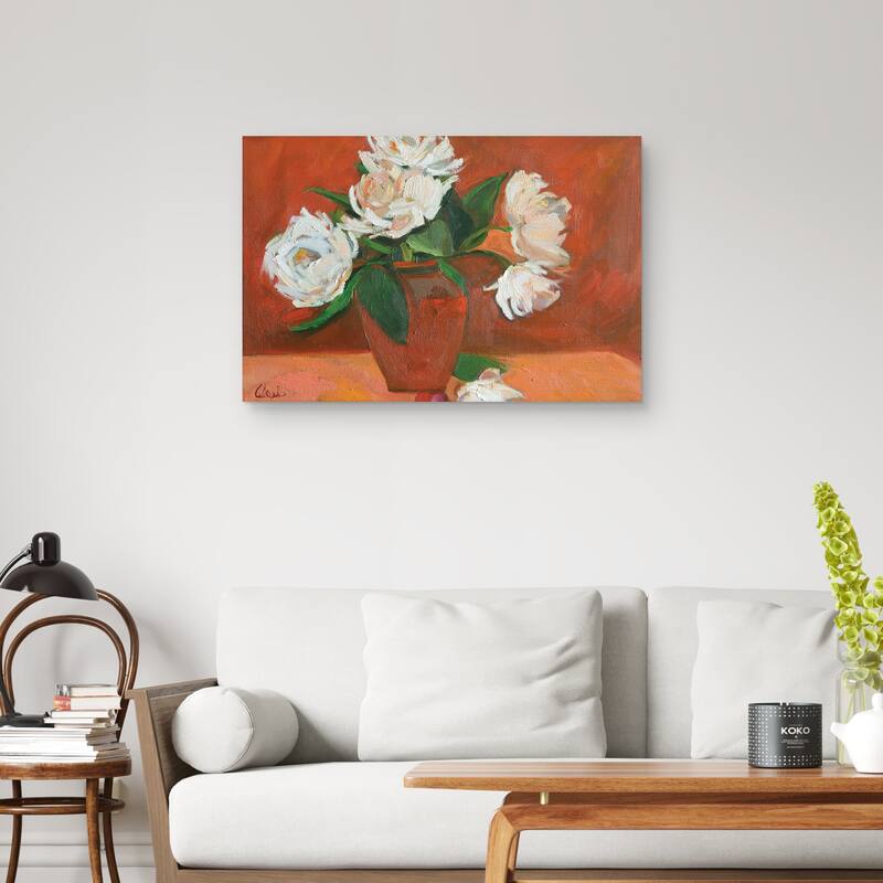 Glowing Petals by Alexi Fine Canvas Art Print