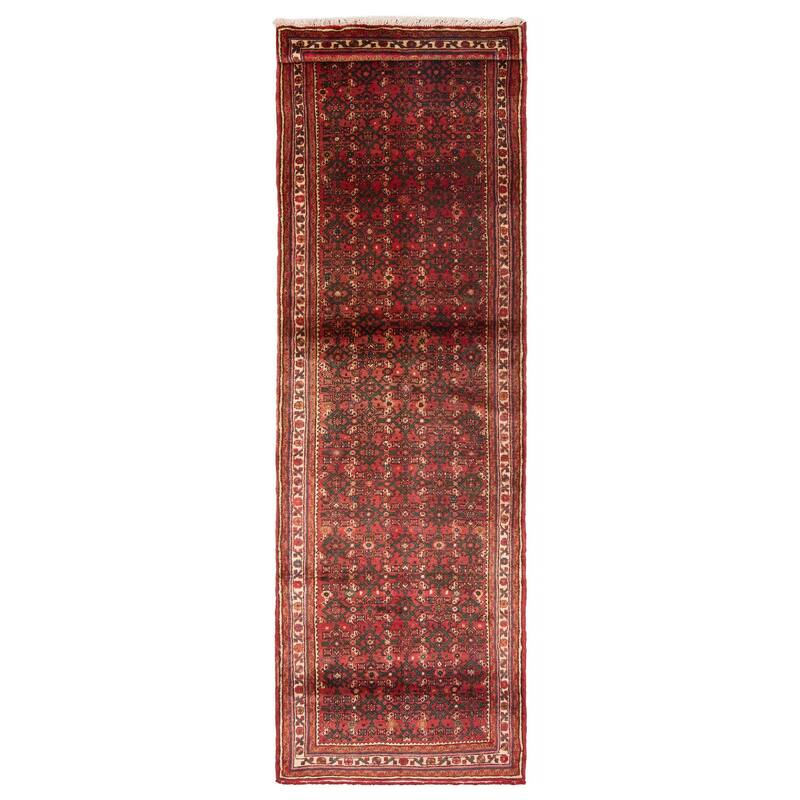 ECARPETGALLERY Hand-knotted Andelz Copper Wool Rug - 2'11 x 10'1 - Dark Copper - 2'11 x 10'1