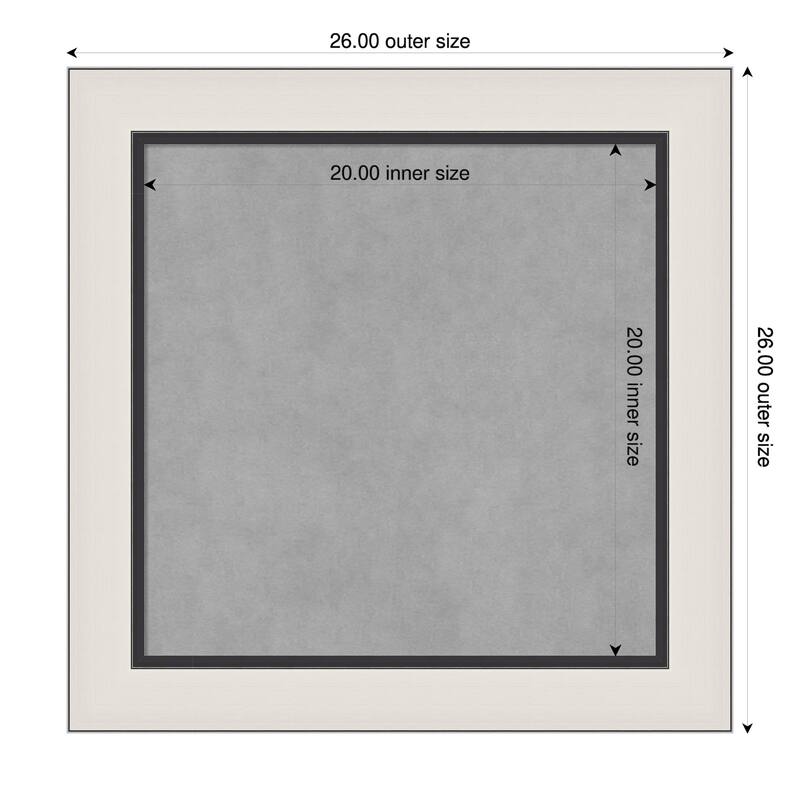 Amanti Art Ellie Brown Silver Framed - 26 x 26 in - Ellie Silver Black