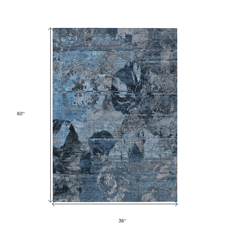Lato Modern Art-Inspired Weather Resistant Classic Meets Modern Runner Outdoor Rug