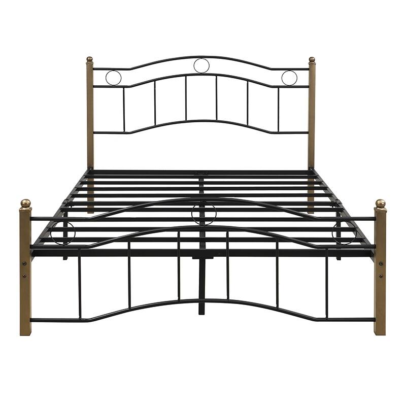 Bouvardia Contemporary Iron Bed Frame by Christopher Knight Home