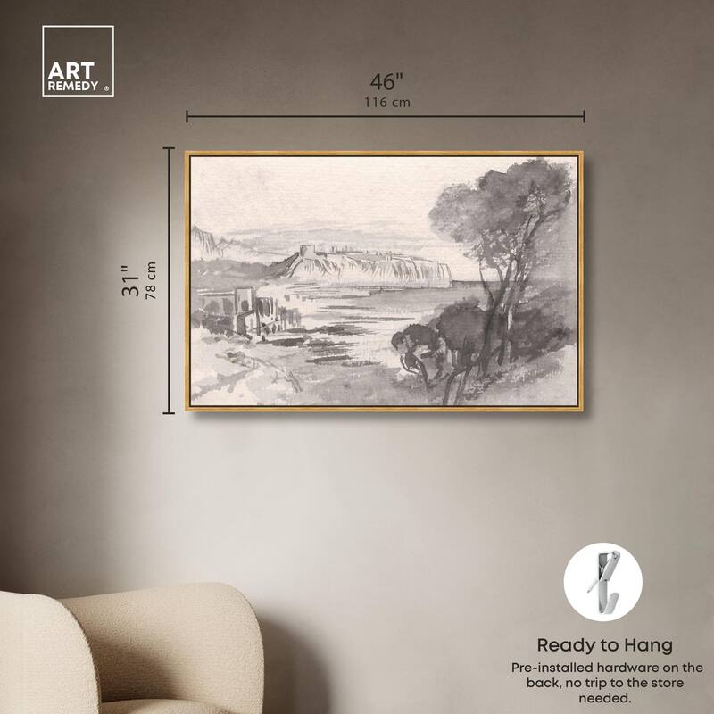 View across a Monaco Canvas by Art Remedy