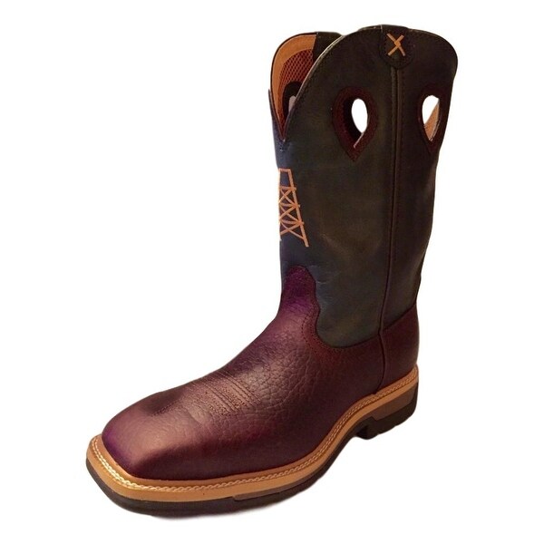 twisted x black lite cowboy work boots