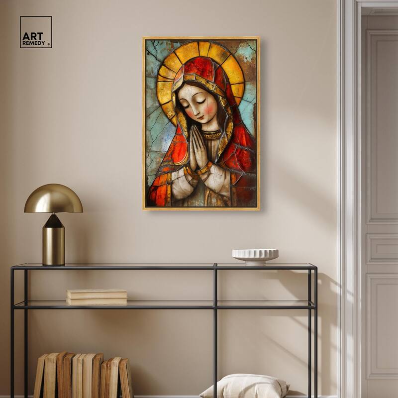 Ancient Supplication Canvas by Art Remedy