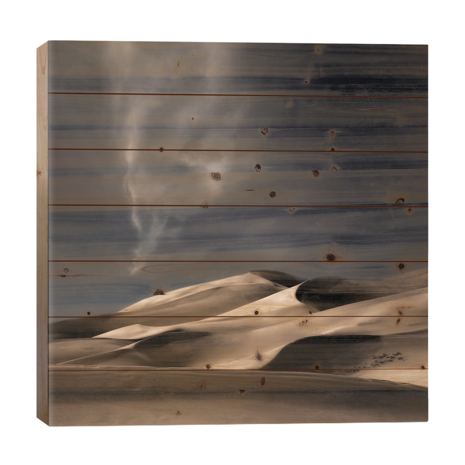Nature Heals And Cheers... Print On Wood by Yvette Depaepe - Multi-Color