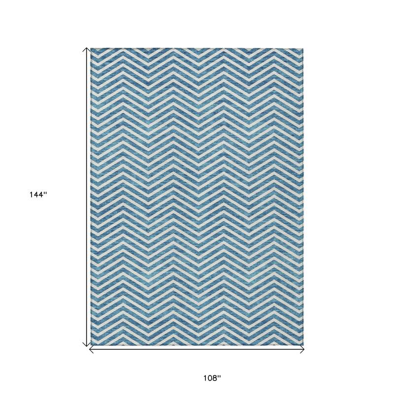 HomeRoots Chevron Transitional Rectangle Outdoor Rug