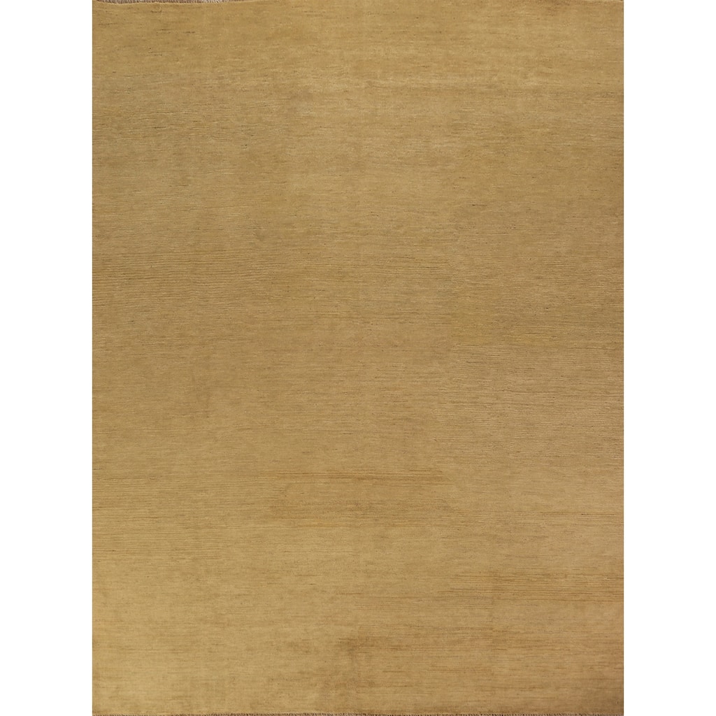 Gabbeh Oriental Area Rug Hand-Knotted Tribal Wool Carpet - 7'11" x 9'9"