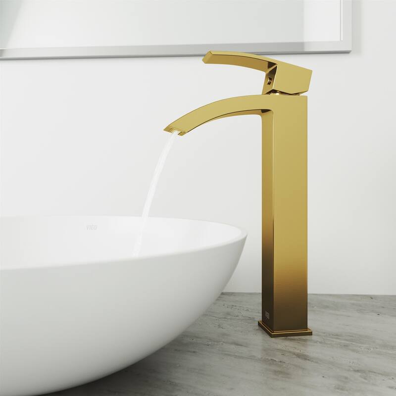 VIGO Duris Single-Handle Single Hole Bathroom Vessel Sink Faucet