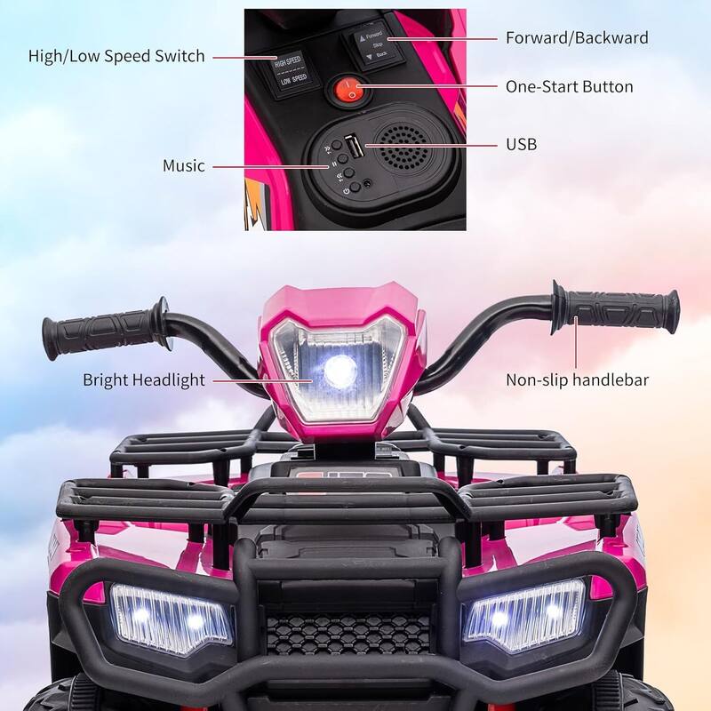 12V Kids Ride On Electric ATV