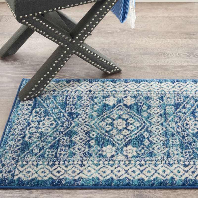 Nourison Passion Distressed Geometric Tribal Area Rug