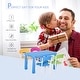 preview thumbnail 5 of 9, Qaba Kids Table and Chair Set 5 Piece Toddler Furniture Cartoon Pattern, Multicolor - 30" x 21.5" x 19.5"