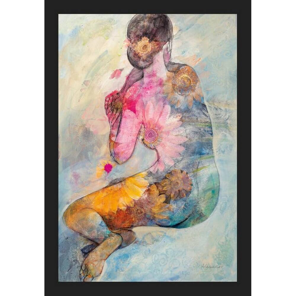 Floral Figures II Framed Poster