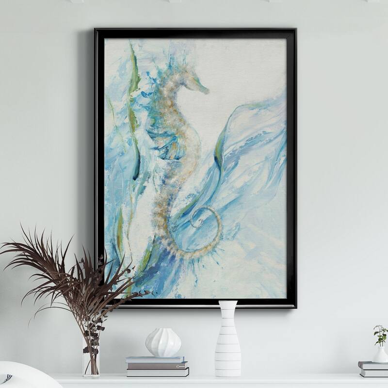 New Seahorse Premium Framed Canvas - Ready to Hang