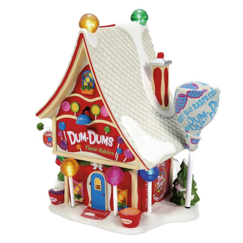 Department 56 North Pole Series Dum-Dums Flavor Makers Lighted Building - 6014521