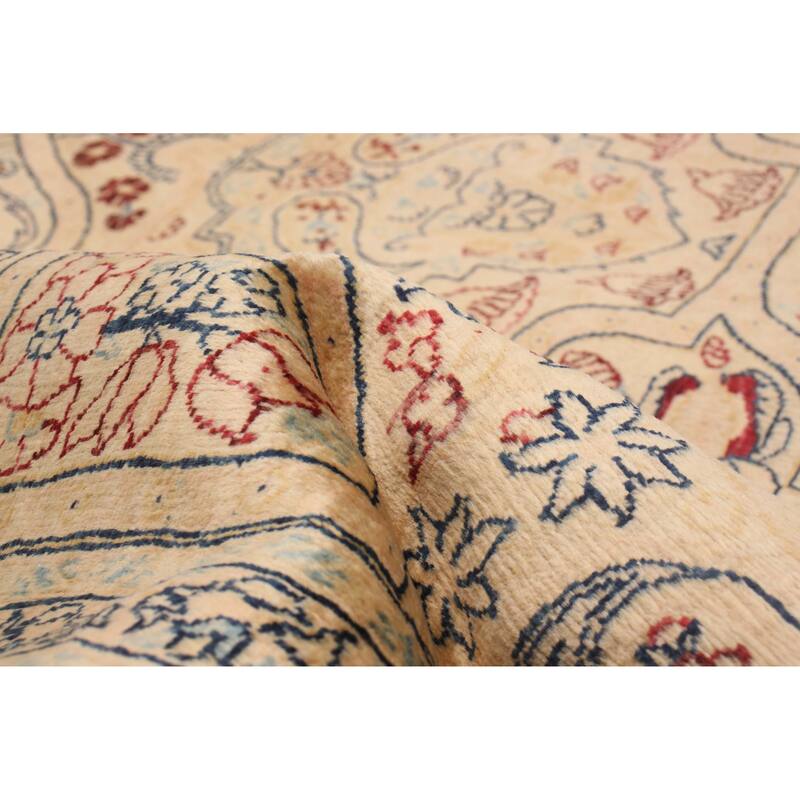ECARPETGALLERY Hand-knotted Pako Persian 18 Of 20 Ivory Wool Rug - 6'3 x 8'11