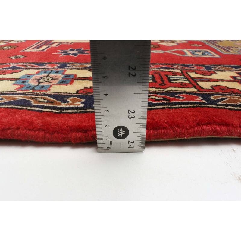 ECARPETGALLERY Hand-knotted Kayseri Vintage Red Wool Rug - 3'5 x 5'0