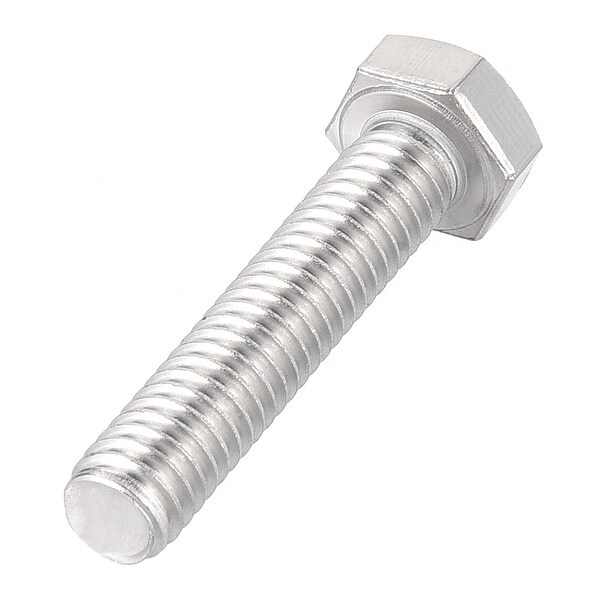 uxcell M10 Thread 55mm 304 Stainless Steel Hex Screw Bolts Fastener 5pcs