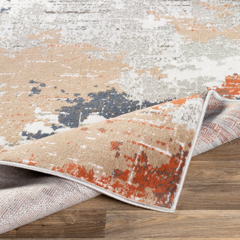Livabliss Barbara Abstract Industrial Area Rug