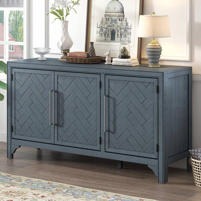 Elegant Pine Veneer Cabinet with Ample Storage and Robust Construction