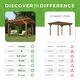 preview thumbnail 3 of 12, Backyard Discovery 16' x 12' Beaumont Pergola