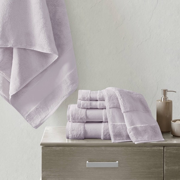 Madison Park Signature Turkish Cotton 6-piece Bath Towel Set - Lavender