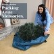 preview thumbnail 7 of 5, Hearth & Harbor Premium Rolling Christmas Tree Storage Bag - 60"x25"x20"