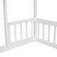 preview thumbnail 17 of 25, House-Style Funny Full House-shaped Roof Headboard Floor Kids Furniture Bed Kidsbed, Grey
