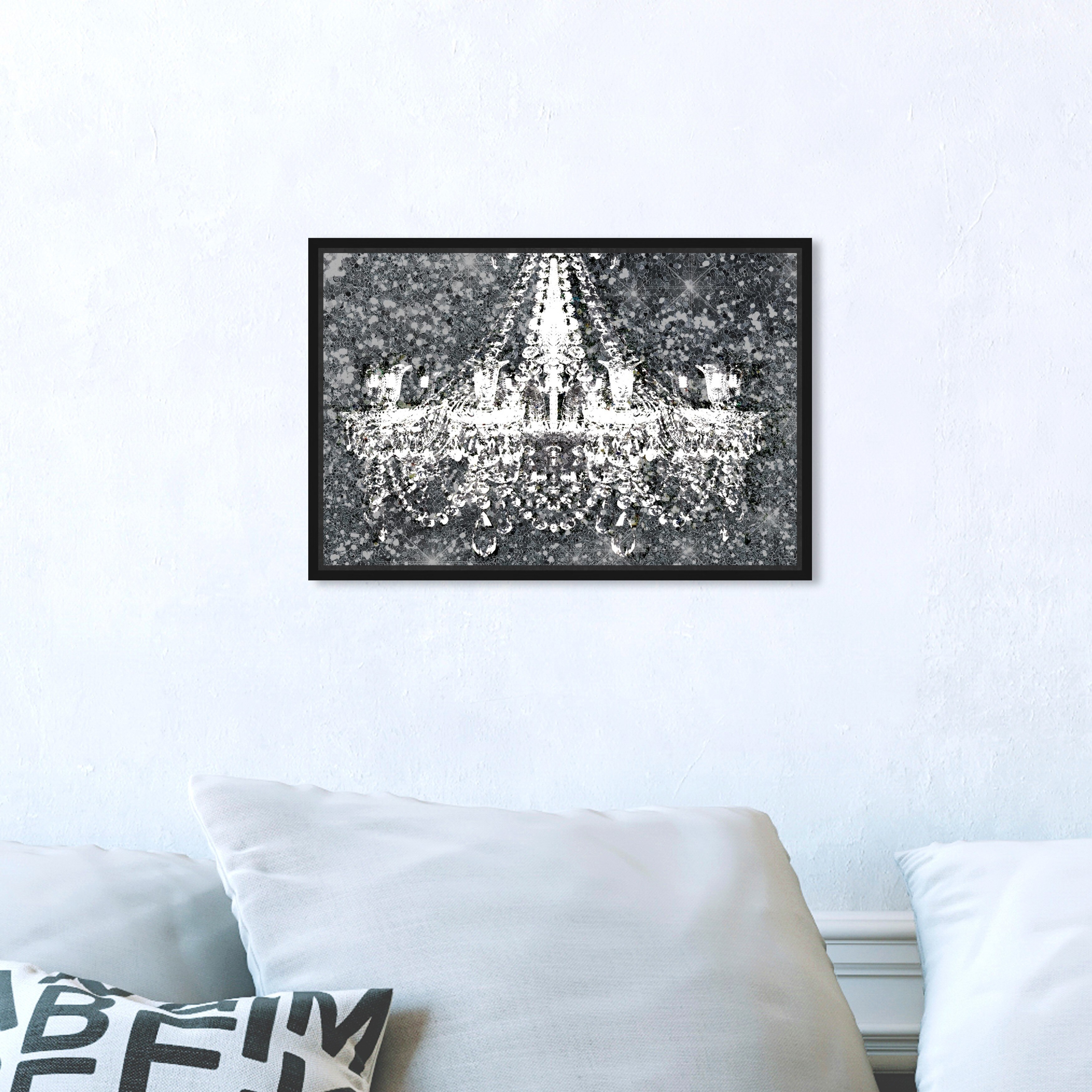 Oliver Gal Fashion and Glam Wall Art Framed Canvas Prints 'Disco