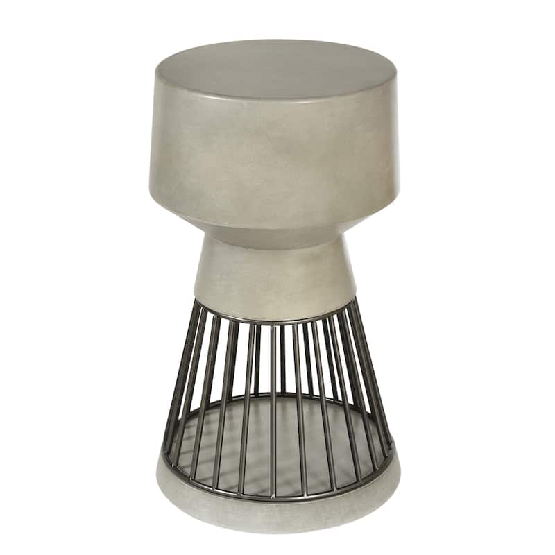 StyleCraft Norman Wyatt Home - Conner Side Table - Cement Gray