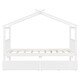 preview thumbnail 13 of 72, Creativity House Bed Twin Size Frame with 2 Wood Drawers for Boys Girls, Wood Platform Bed with Roof No Box Spring Needed