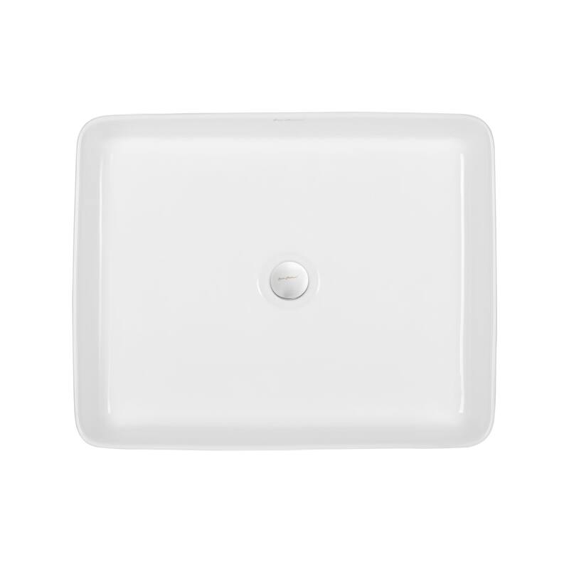Swiss Madison Concorde 18-11/16" Rectangular Ceramic Vessel Bathroom