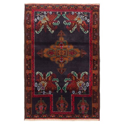 Teimani Navy Rug 3'0" x 4'8" - 3'0 x 4'8