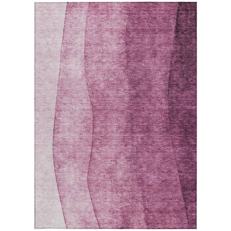 HomeRoots Ombre Transitional Rectangle Outdoor Rug