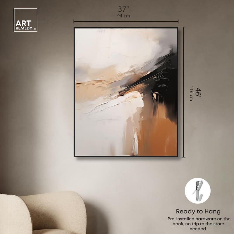 Baked Clay II Canvas by Art Remedy