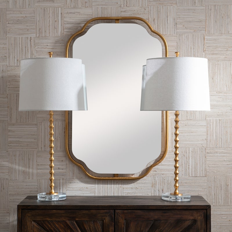 Rustic Table Lamp, Set of 2 - 13"D x 13"W x 29"H